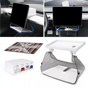 Under Screen Storage Organizer Model 3/Y Magnetic Center Console Organizer -